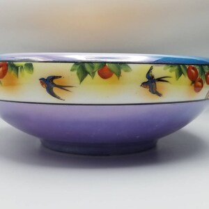 Vintage Lusterware Serving Bowl- Made in Japan, 1940&#39;s