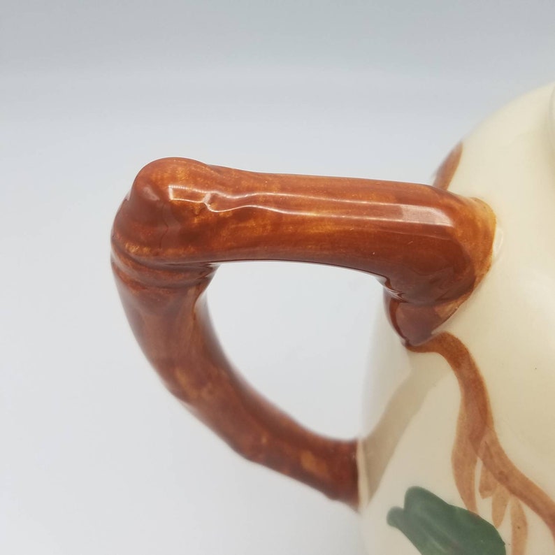 Beautiful Vintage Franciscan Pottery Apple Pattern Coffee Pot Made in