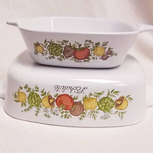 Corning Ware Spice of Life Petite Mini Casserole Dishes