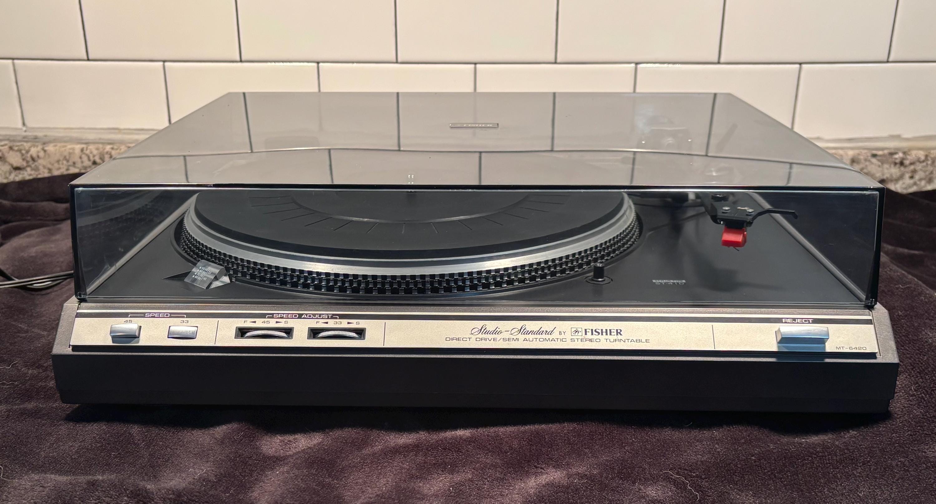 Vintage Fisher MT-6420 Semi-automatic Turntable - Etsy
