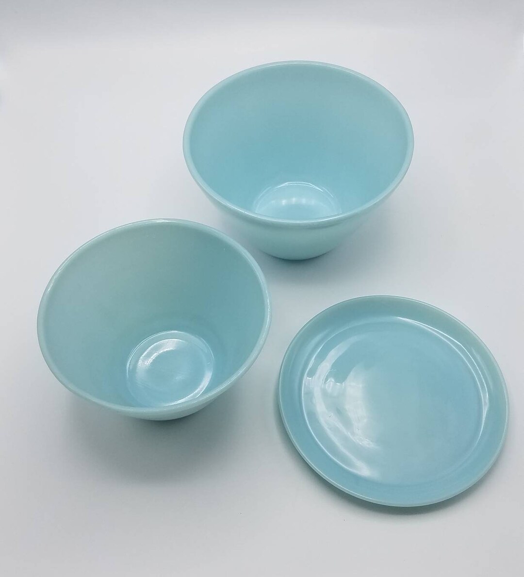 レア Fire King Turquoise Blue Ice Bucket レア Fire King Turquoise Blue Ice Bucket