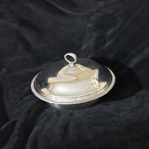 Antique Gorham Silverplate Newport Covered Serving Bowl