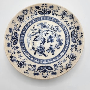 Vintage Blue Onion Pattern Dish