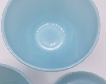 レア Fire King Turquoise Blue Ice Bucket Vintage Fire-king Turquoise Blue - Etsy