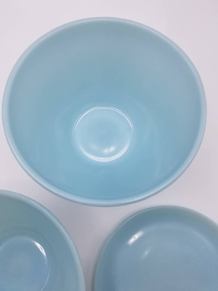 レア Fire King Turquoise Blue Ice Bucket レア Fire King Turquoise Blue Ice Bucket