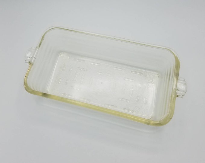 Vintage USA Glasbake 59 Loaf Pan Etsy