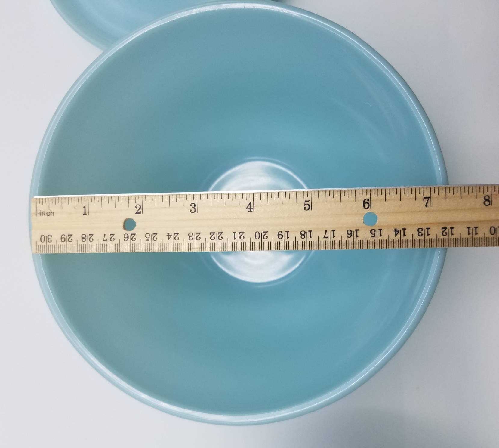 Vintage Fire-king Turquoise Blue - Etsy