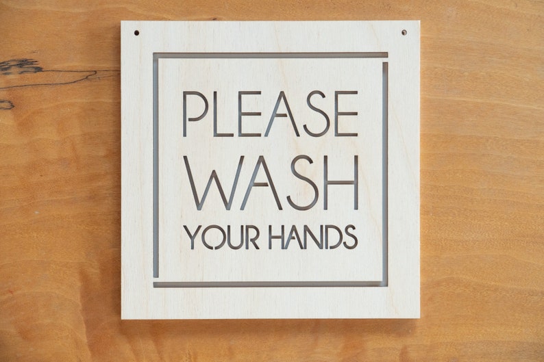 Please Wash Your Hands Sign Hand Wash Sign Restaurant Sign | Etsy