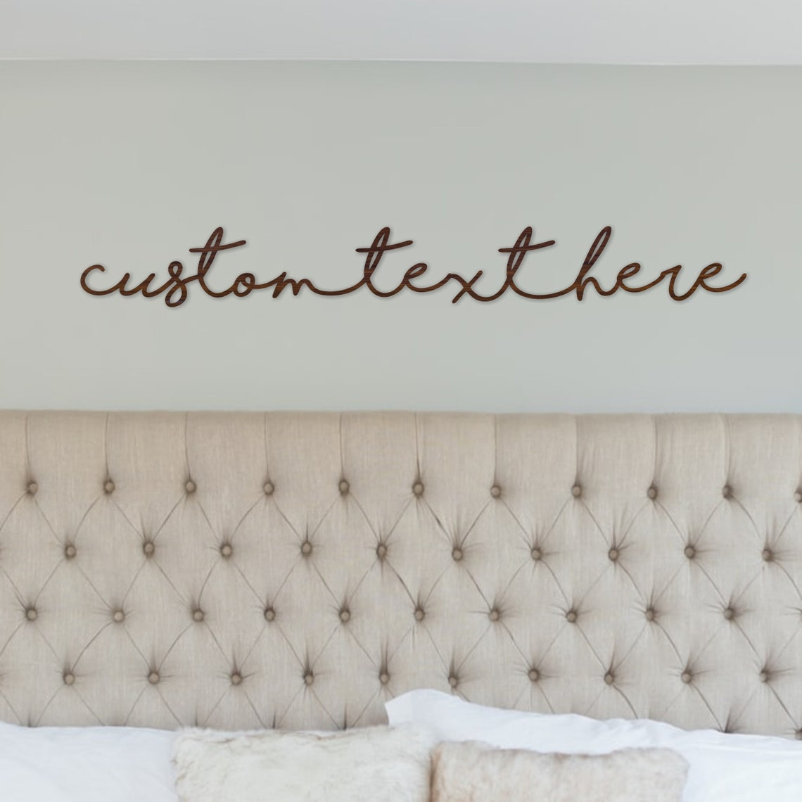 Custom Text Wood Sign Quote Wall Sign Wooden Quote Cutout Etsy