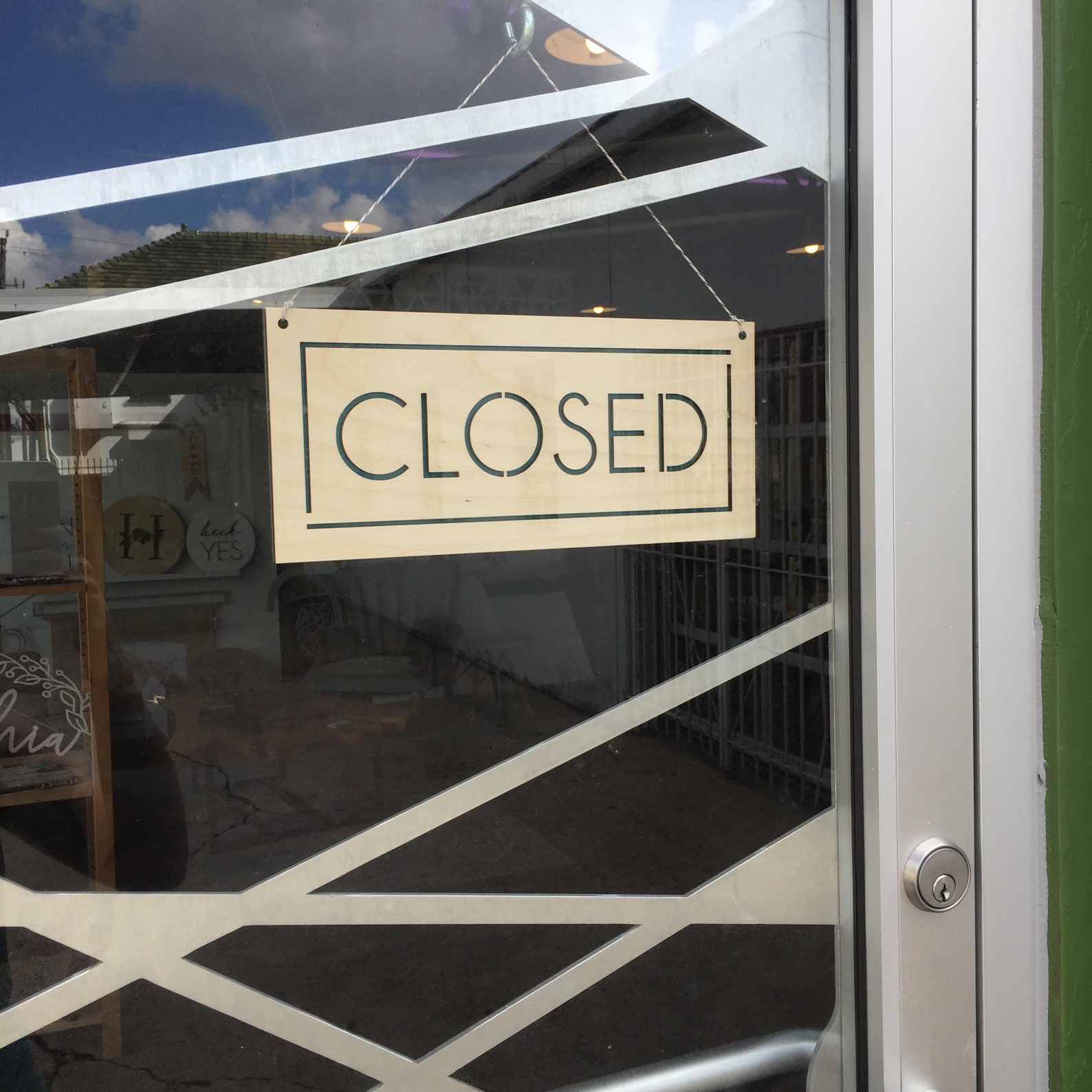 Reversible Open Closed Sign Business Sign Shop Sign Store - Etsy