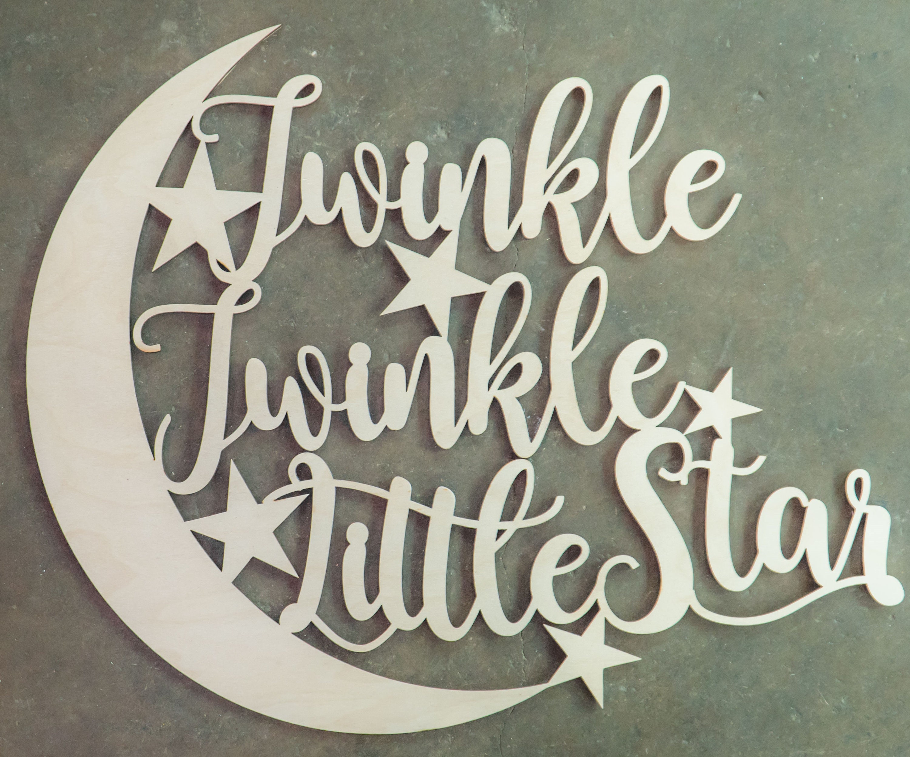 Twinkle Twinkle Little Star Sign Nursery Sign Nursery Decor Etsy