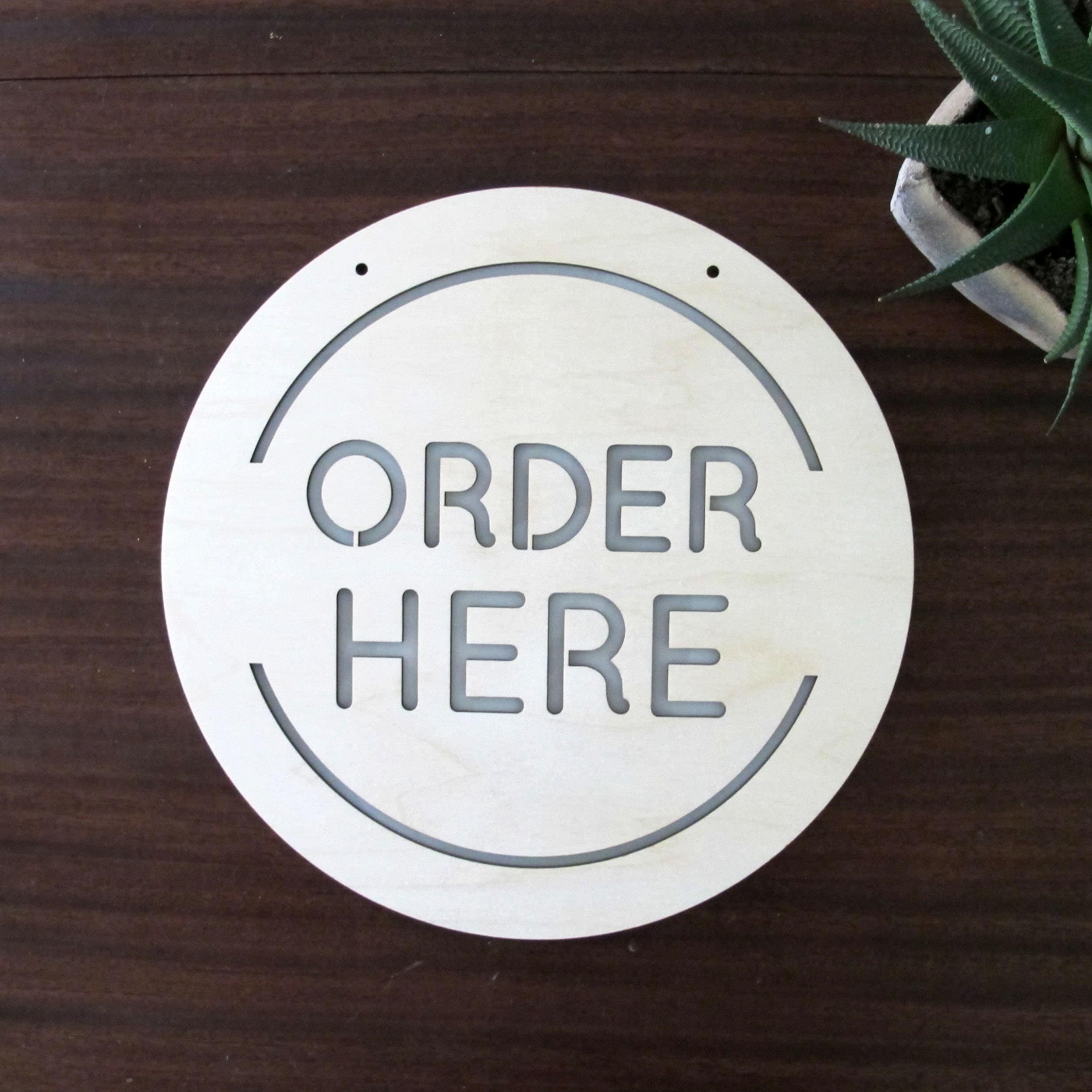 Order signs