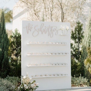 Large Wedding Last Name Sign, Hedge Backdrop Sign, Cutout Wedding Name, Laser Cut Name, Lasercut Wedding Name, Large Calligraphy Name Sign image 10