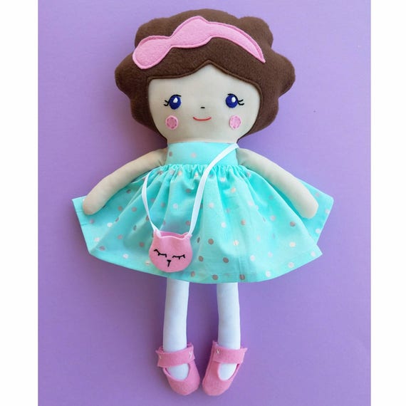 Items similar to Curly Hair - Dress up Doll on Etsy