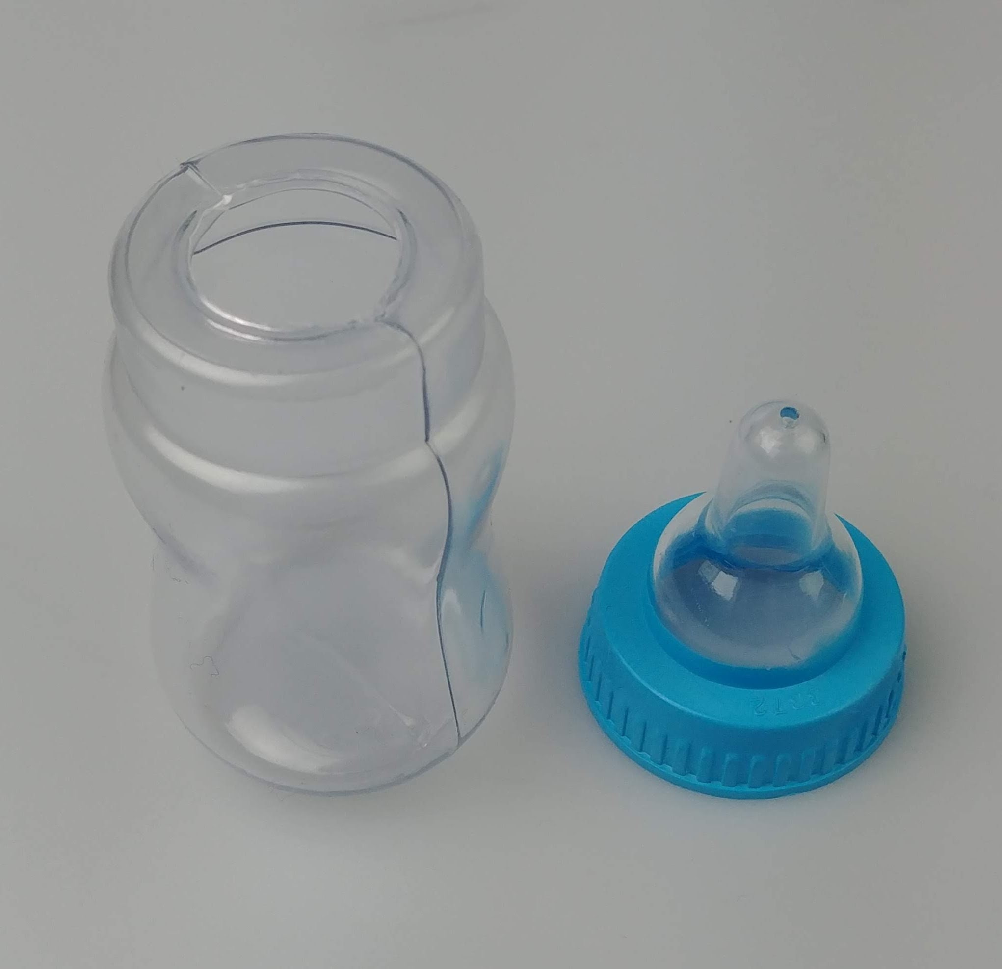 Fillable Baby Bottle 4 Blue 12 pieces