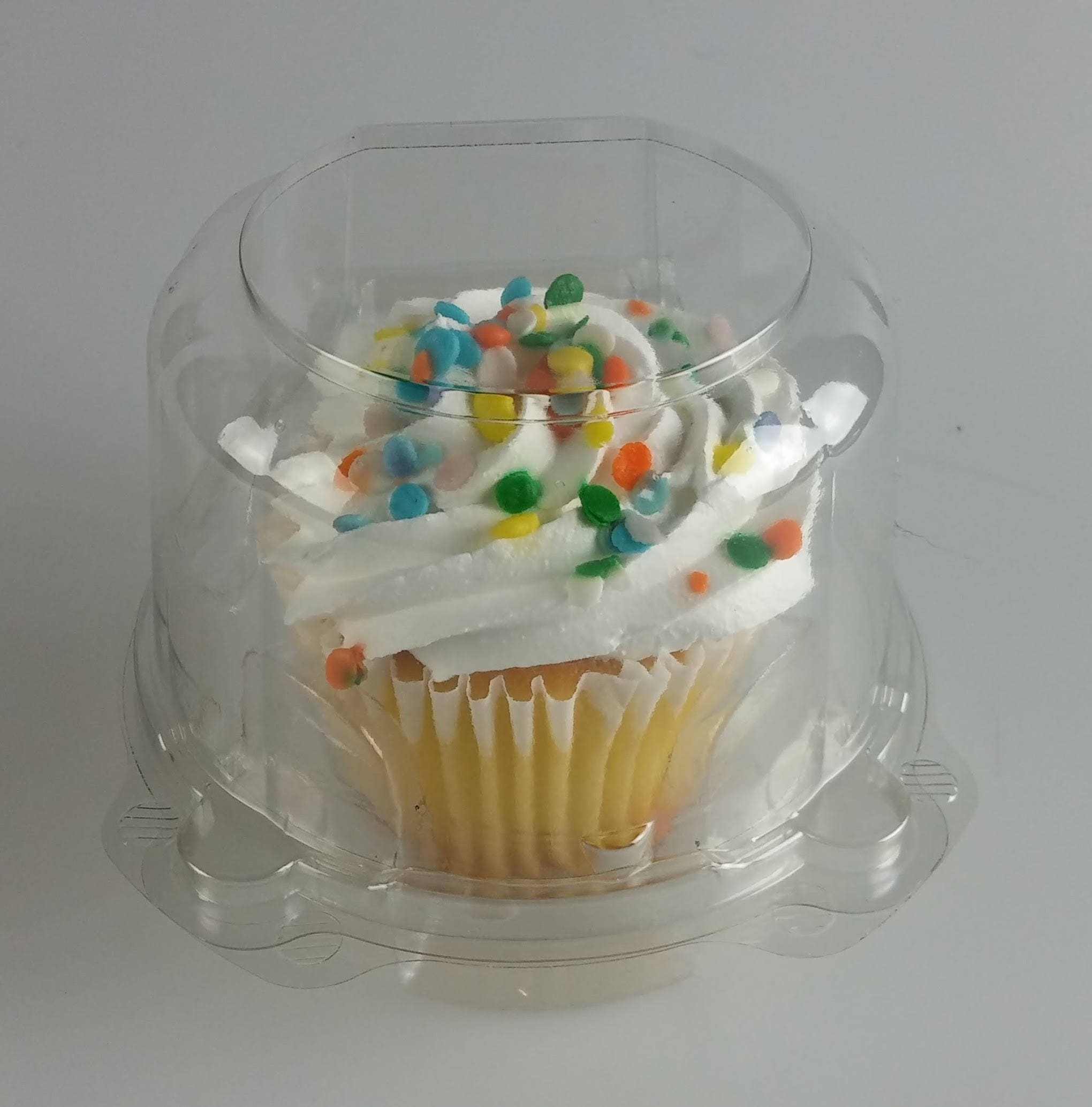 Stock Your Home Single Plastic Cupcake Container - 50 Count