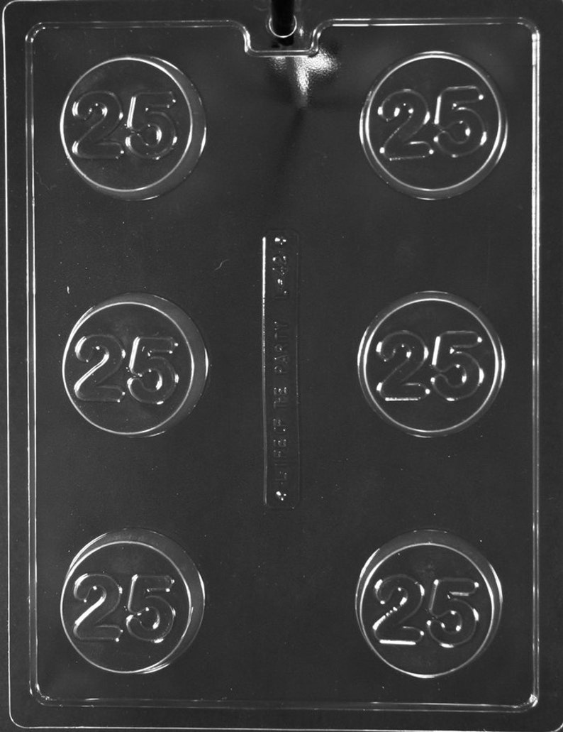 LOPL042 Round 25 Chocolate Cookie Mold Etsy