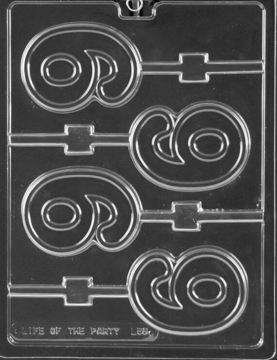 LOPL-029 Number 1 Chocolate Lollipop Mold