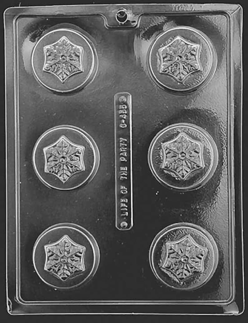 LOPC-455 Snowflake Chocolate Cookie Mold image 1