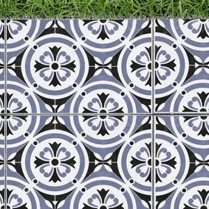 DIY Budget Alternative to New Patio - 90x60cm Canterbury Stencil for Concrete Rectangle Slabs