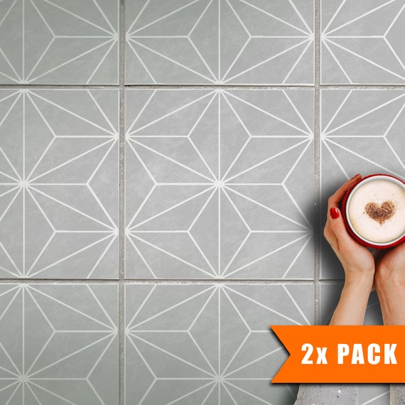 PACK of 2 Tile Stencils for Floors Tile Stencils for Walls Etsy