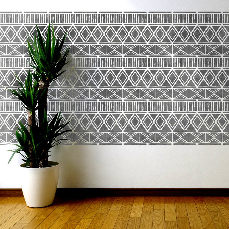 ZULU STENCIL Tribal African Furniture Craft Wall Stencil for Etsy