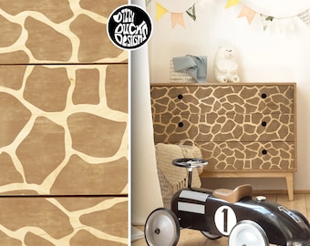 GIRAFFE Print Stencil | Reusable Stencil for Painting | Nursery | Large Wall Stencil and Small Furniture Stencil Sizes Available