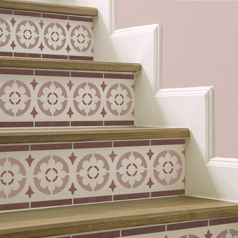 MAIDSTONE Tile Border Stencil for Bathroom Walls Floors Etsy UK