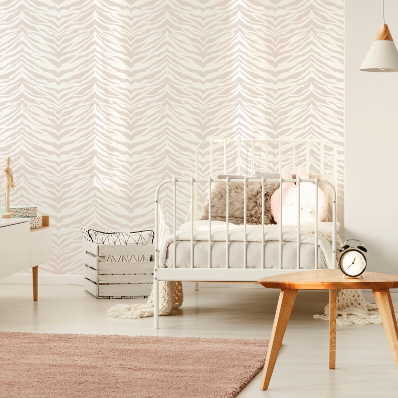 Zebra Print STENCIL Stiped Wall Stencil for Painting Black Etsy UK