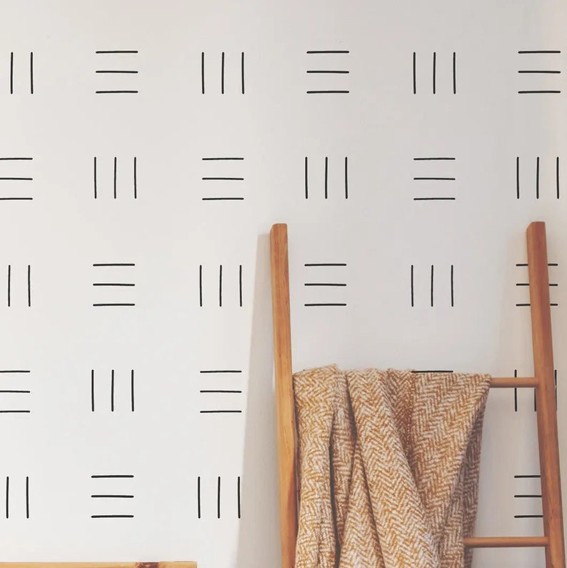 WALL STENCIL African Large Wall Stencil for Painting Tefe Etsy