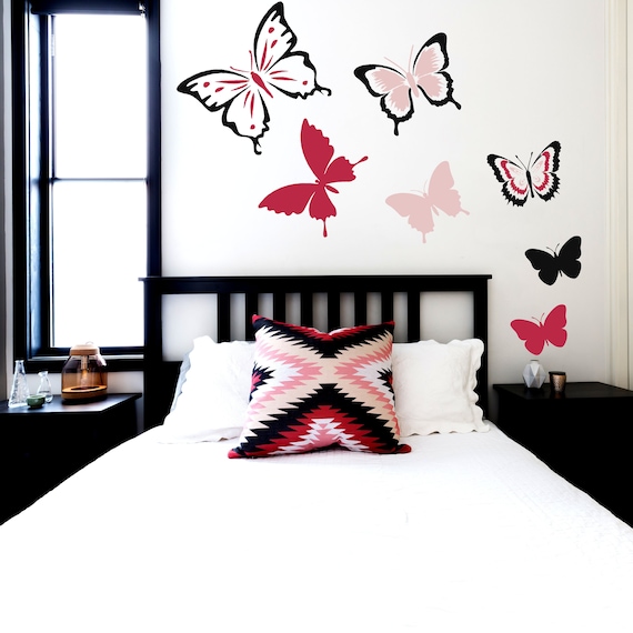 24 PCS PLASTICA Patch Farfalla Luminosa Decalcomanie Per Finestre Arte - Foto 3