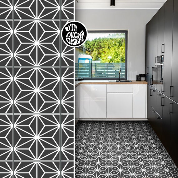 HELLATHUND Pack Of 2 Tile Stencil 12x12 Inch, Large Stencil For Pain