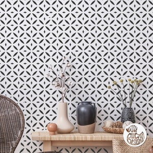 WANDschablone zum Malen Wiederverwendbare ALHAMBRA Marokkanische Boho Diamant Geometrische Schablone für Wände