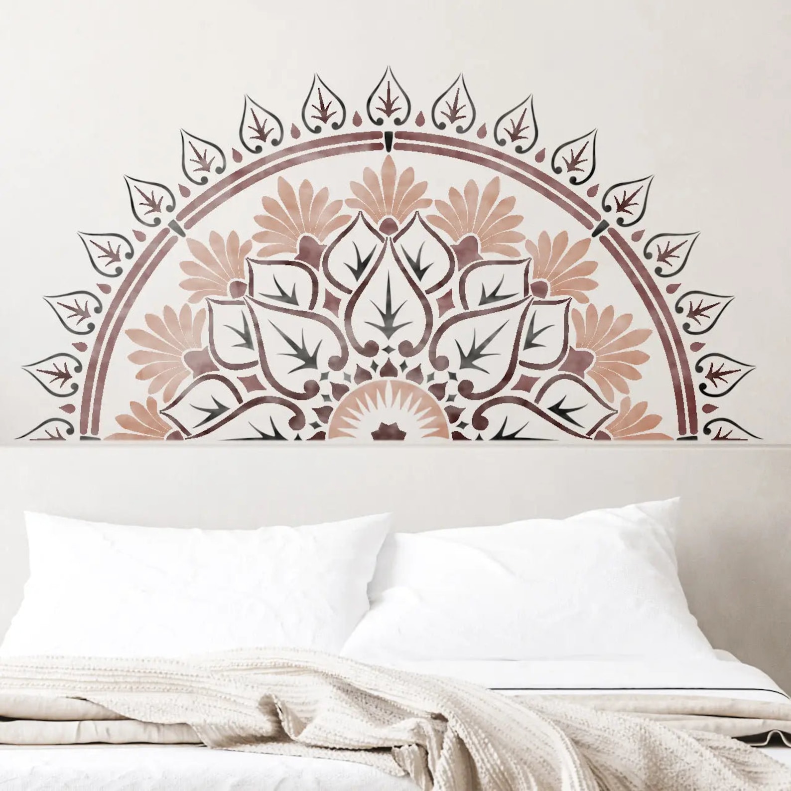 MANDALA STENCIL for Painting Walls Furntiure Crafts VARANASI - Etsy
