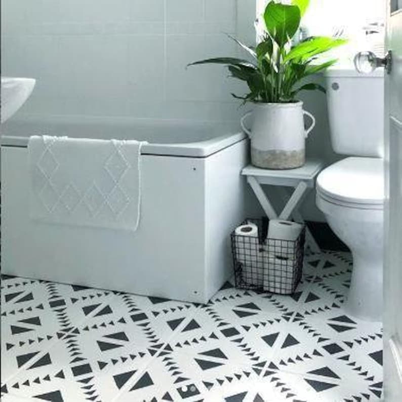 Tile Stencils for Painting Bathroom Kitchen Wall Floor Tiles Etsy