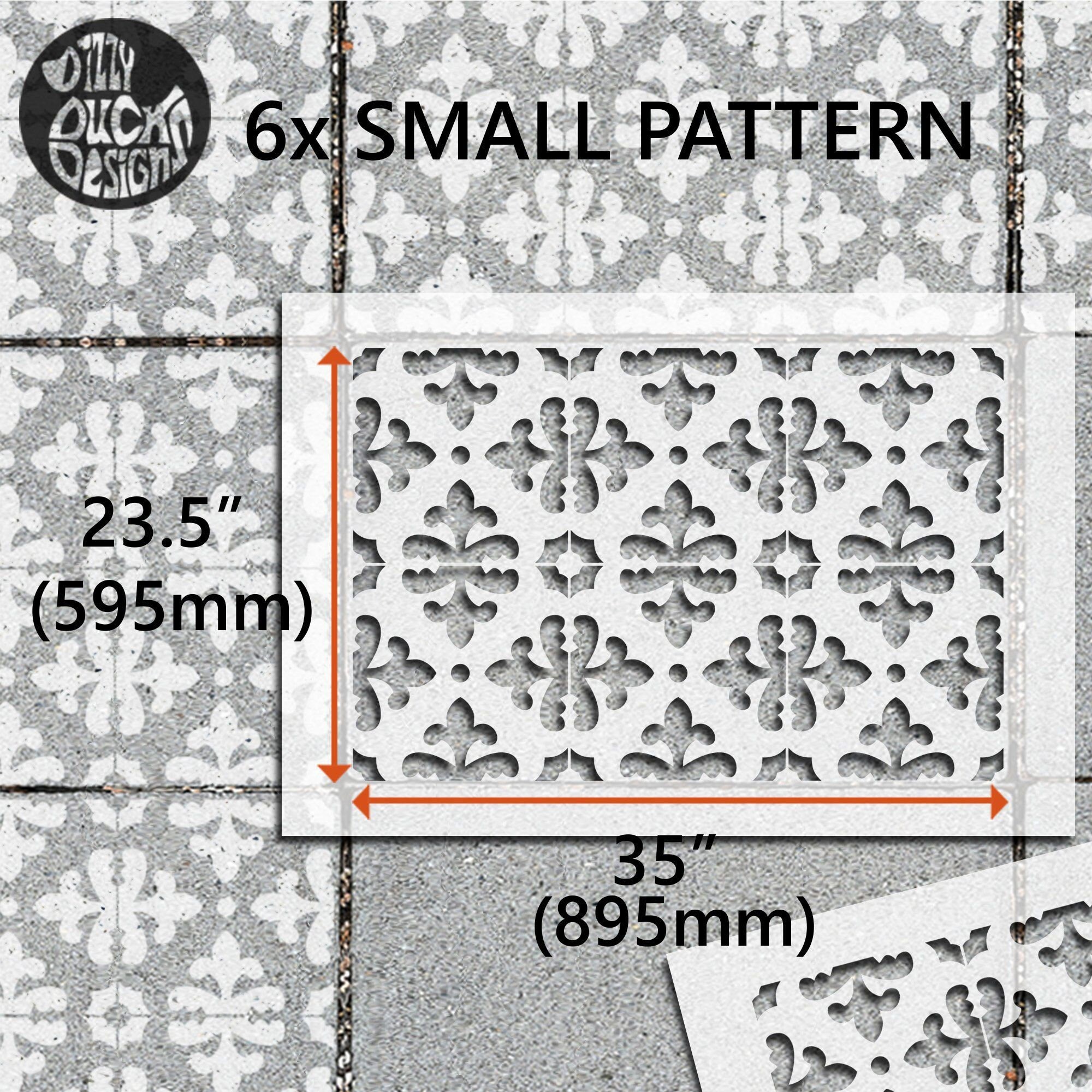 2x Terrassen Schablonen für große 900x600 Rechteck Beton | Etsy