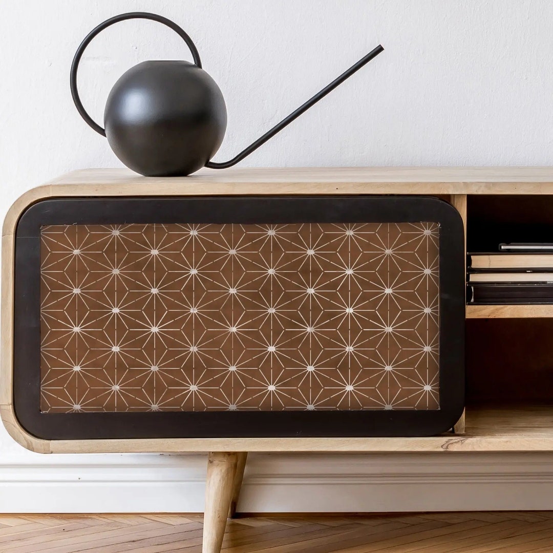 FURNITURE STENCIL - Triangle Stencil for Furniture - Kyoto Geometric ...