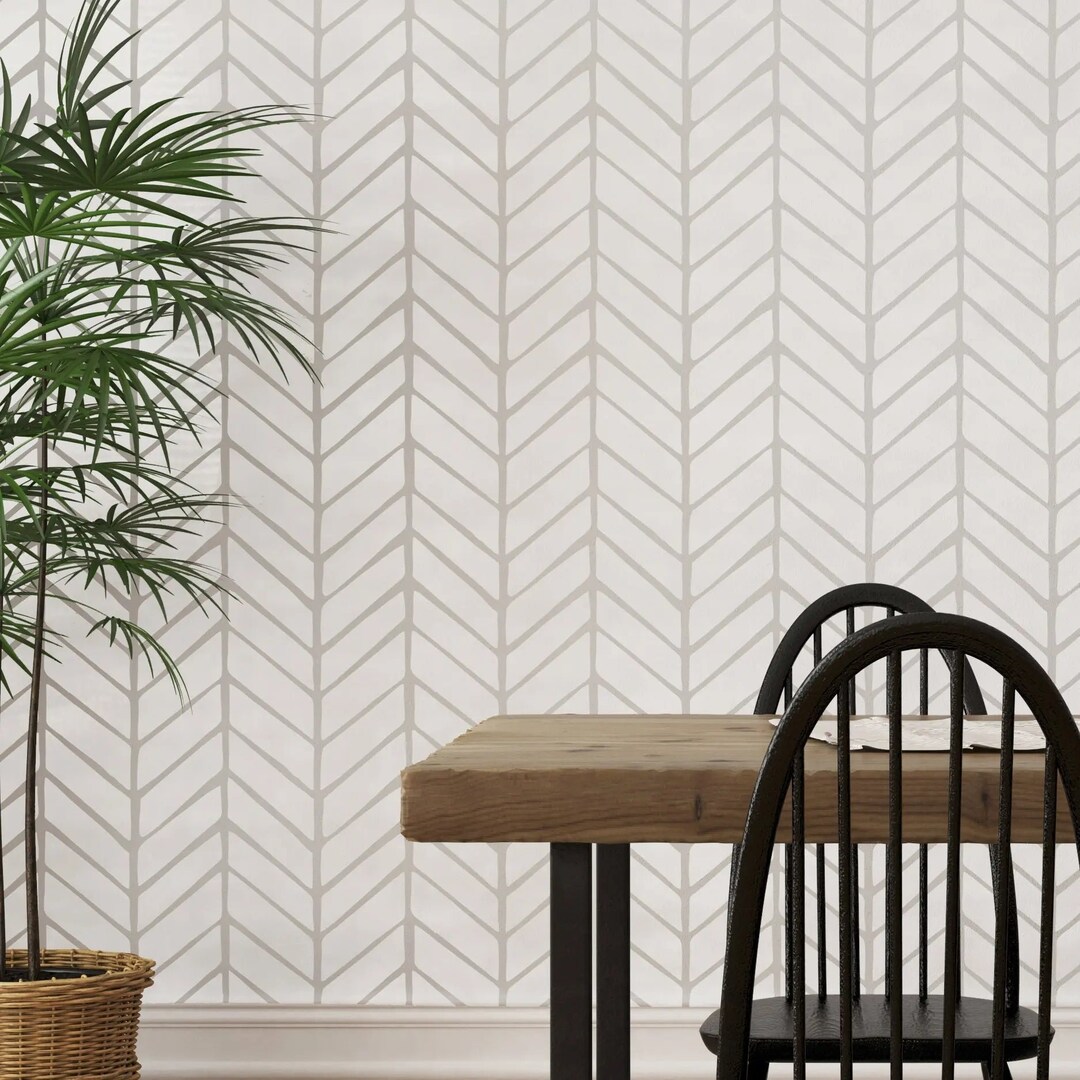 Dizzy Duck Herringbone Wall Stencil for Painting - Herringbone Stencil ...