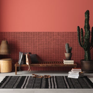 WALL STENCIL for Painting Reusable AMIRA Moroccan Boho Mosiac Geometric ...