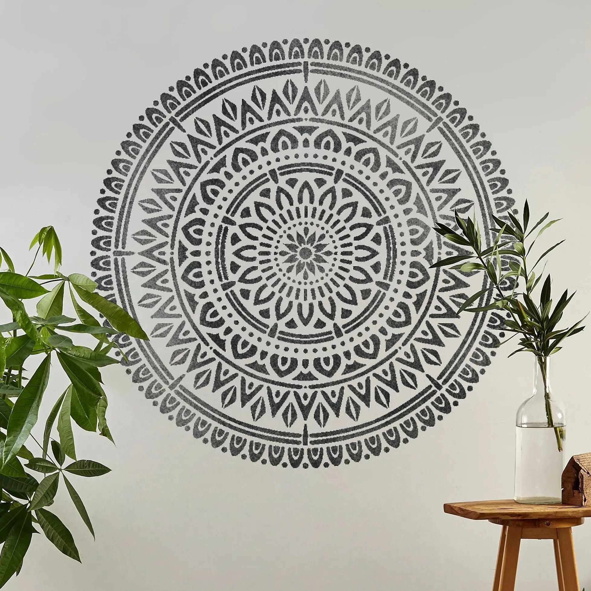MANDALA STENCIL for Painting Walls Furntiure Crafts BHADRA Etsy UK
