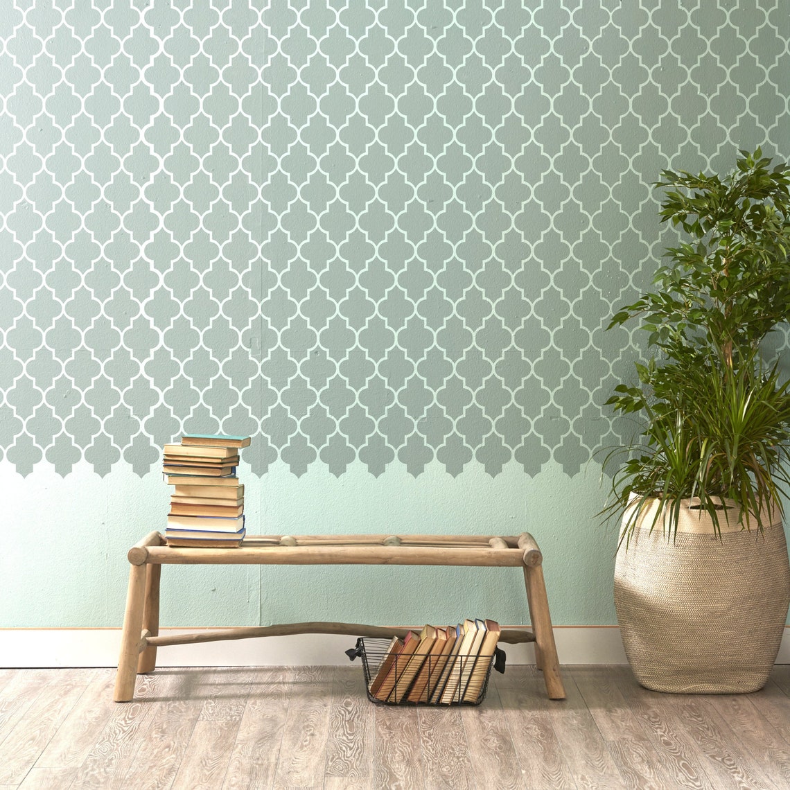 WALL STENCIL - Marrakech Moroccan Boho Reusable Stencil for Painting - Etsy