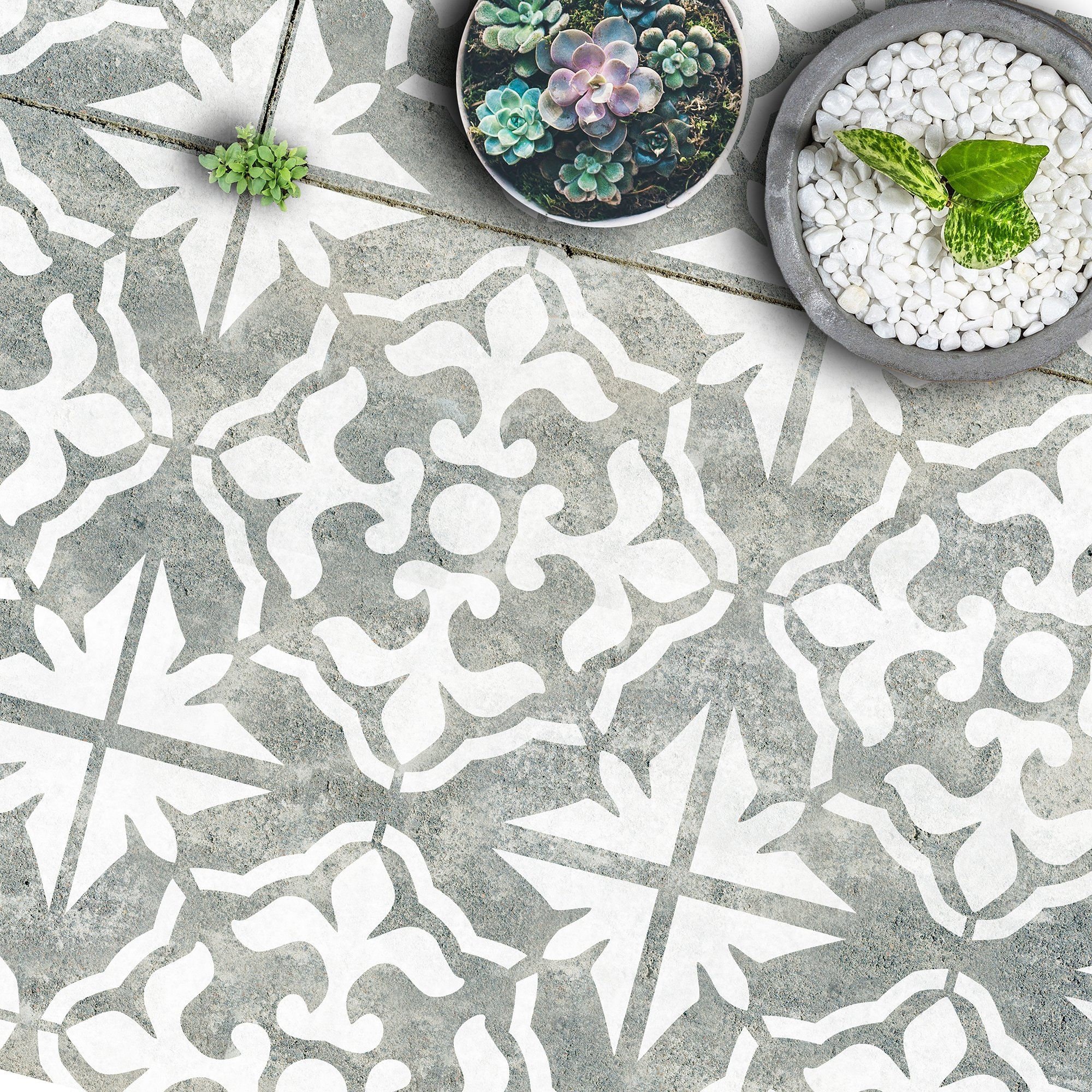 Faux Tile Stencils Paint Tile Effect on Floors Walls Etsy UK