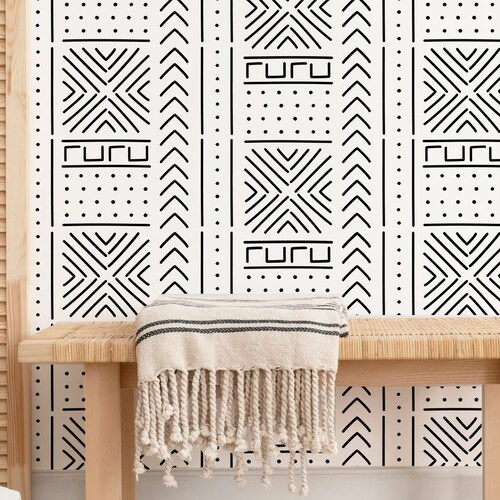 WALL STENCIL African Large Wall Stencil for Painting Zulu Etsy