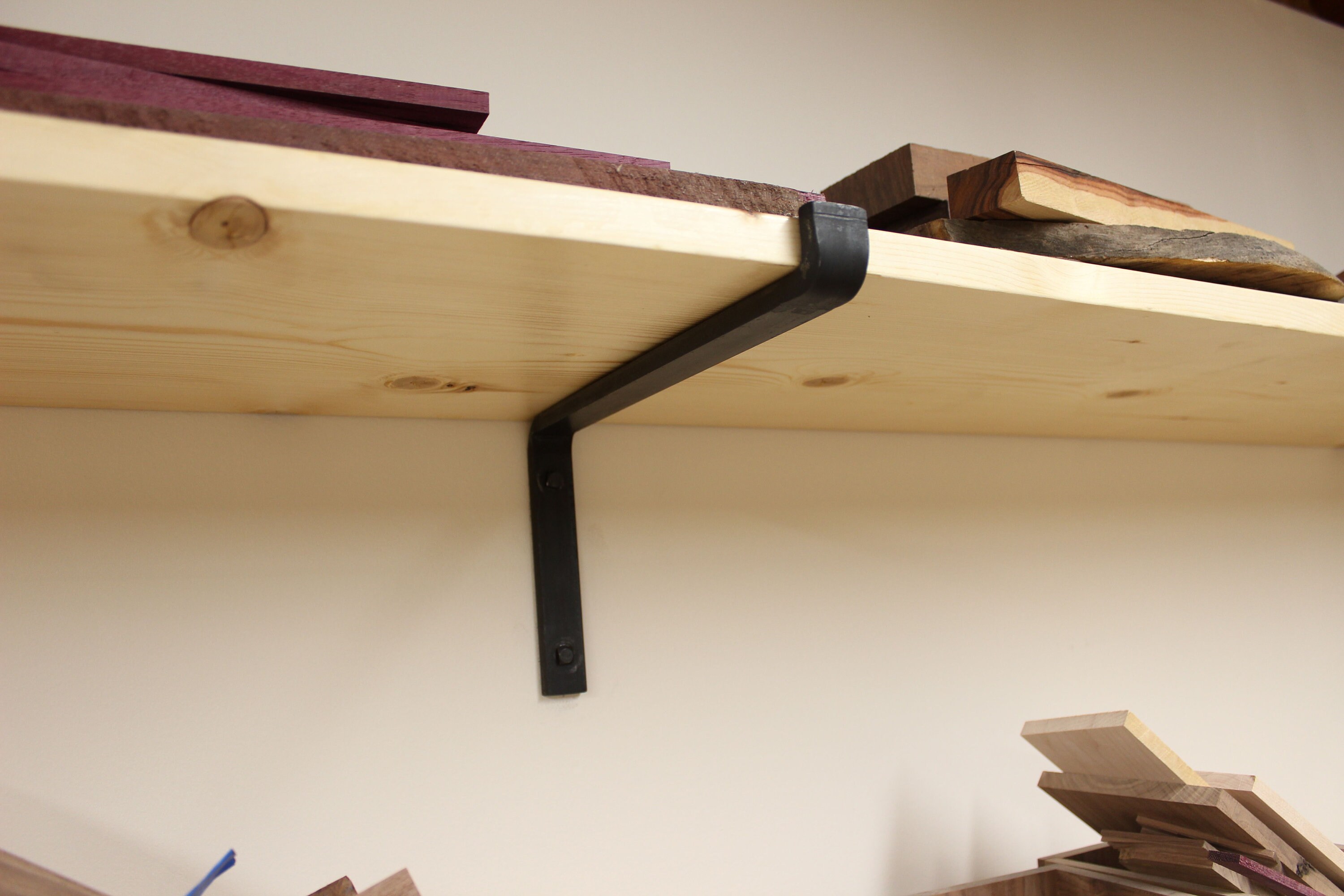 Black Iron Shelf Bracket Etsy