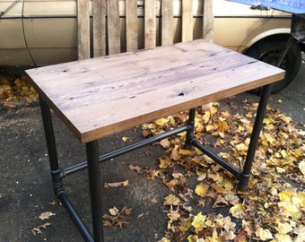Reclaimed Wood Work Desk. Designs2Create.