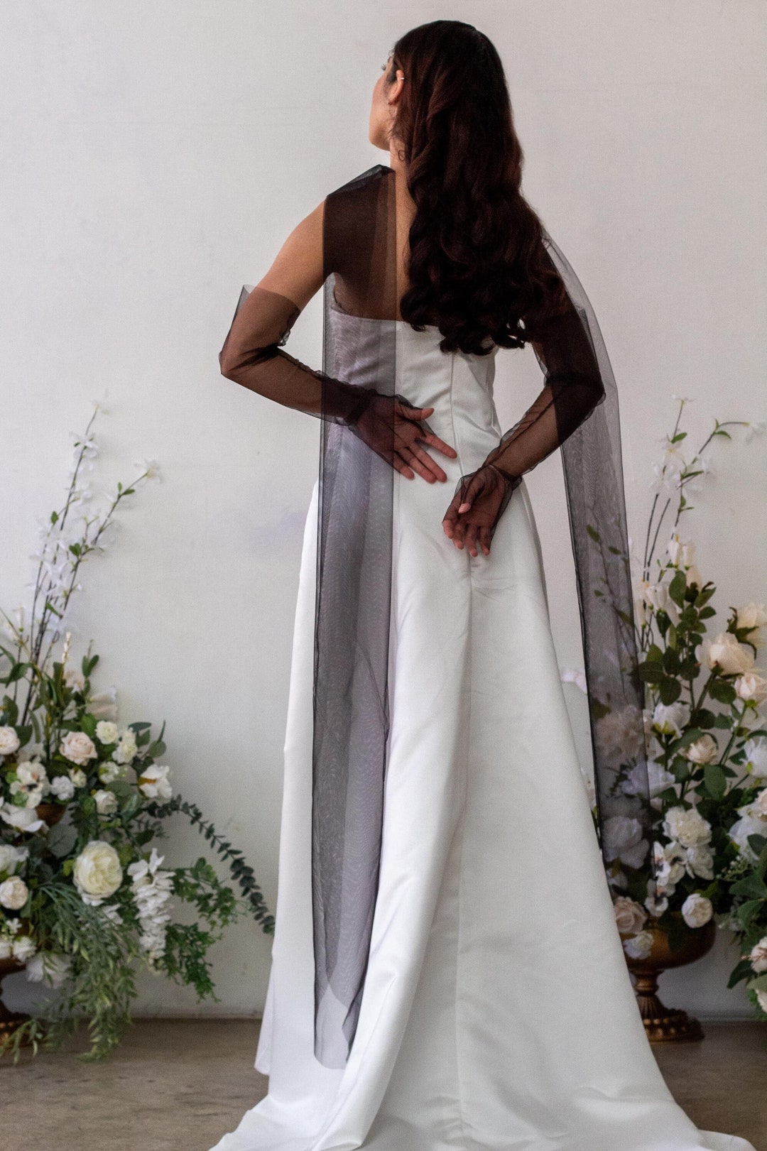 Lace Bridal Scarf Long 157 Inch Lace Bridal Scarf – Long Lace