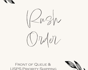 Rush Order for Veils, Dresses & Gloves