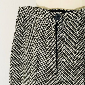 70's Wool Herringbone Puddle Pant with cuffs by Kristina of California M image 2