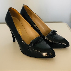 60’s Lady Anna Patent Leather Pumps made in Italy | 8