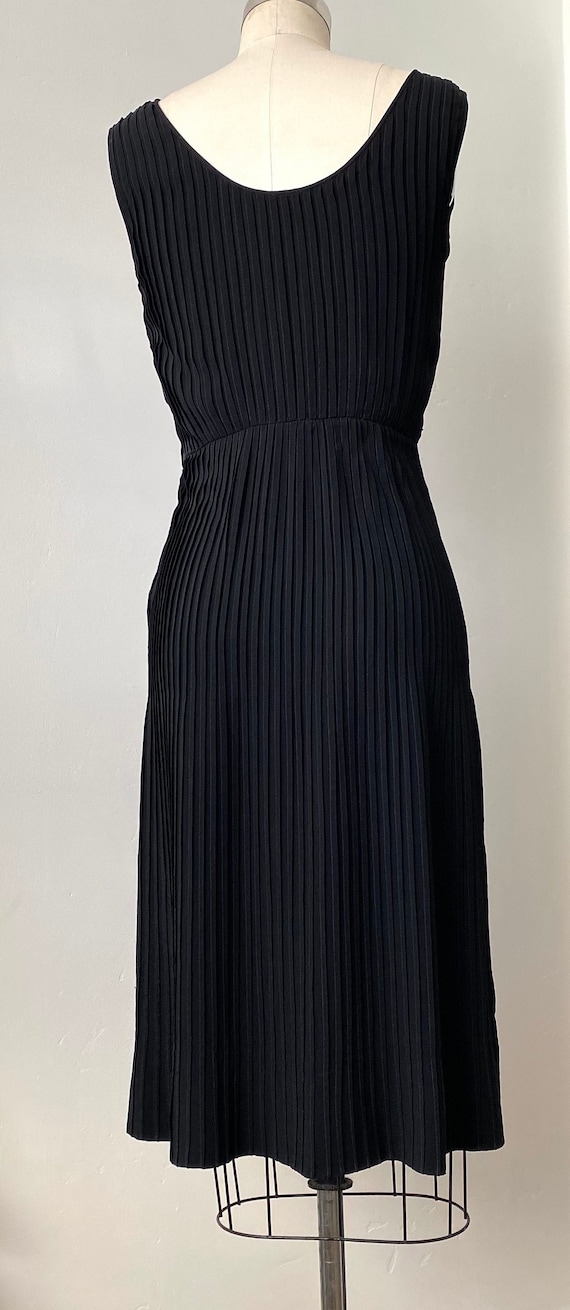 50’s Accordion Pleated  Cocktail Dress | S - image 5